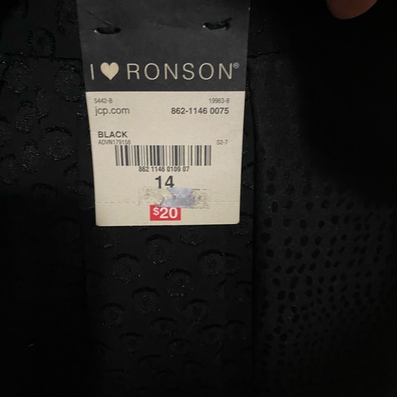 I Love Ronson black short skirt, size 14 - Picture 5 of 8